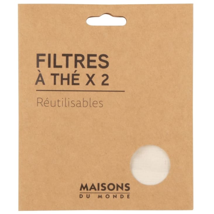 Maisons du Monde Lote de 2 - Filtro de té reutilizable (x2)