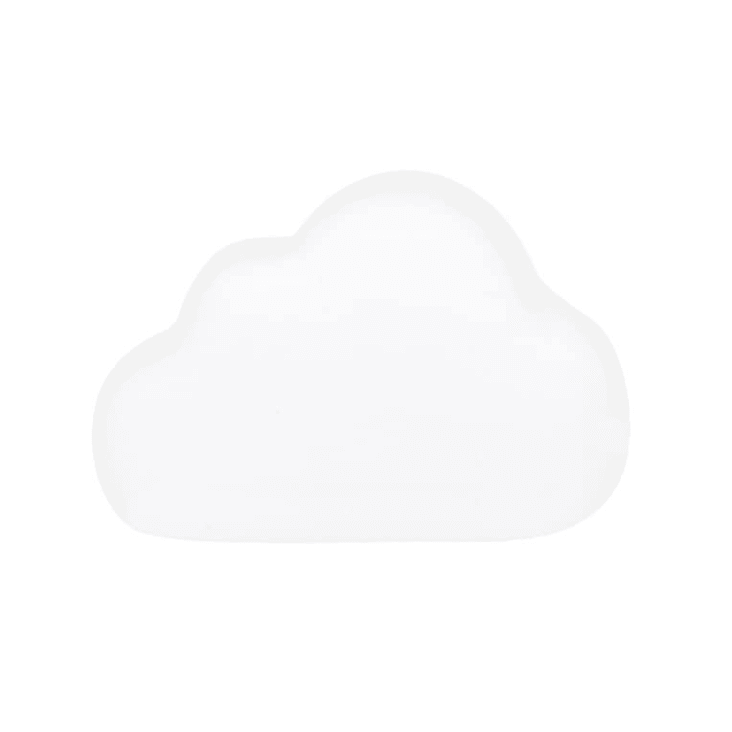 Maisons du Monde Lote de 4 - Pomo de cerámica color blanco