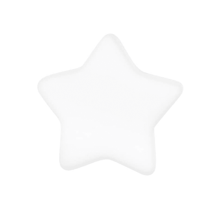 Maisons du Monde Lote de 4 - Pomo de cerámica color blanco