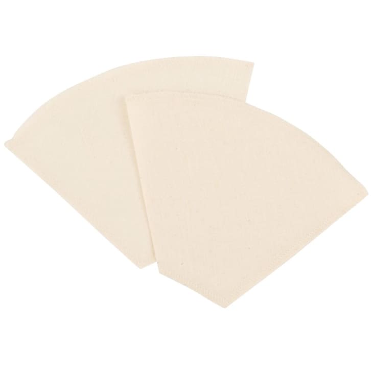 Maisons Du Monde Lote De 6 - Filtro De Café De Algodón Blanco (x2)