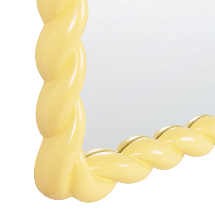 Maisons Du Monde Louma - Espejo Rectangular Amarillo 70x100 Cm