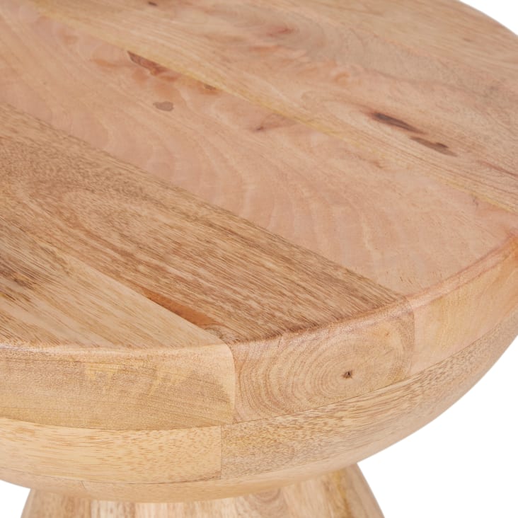 Maisons Du Monde Lumia - Mesa De Sofá Tótem De Madera De Mango Maciza