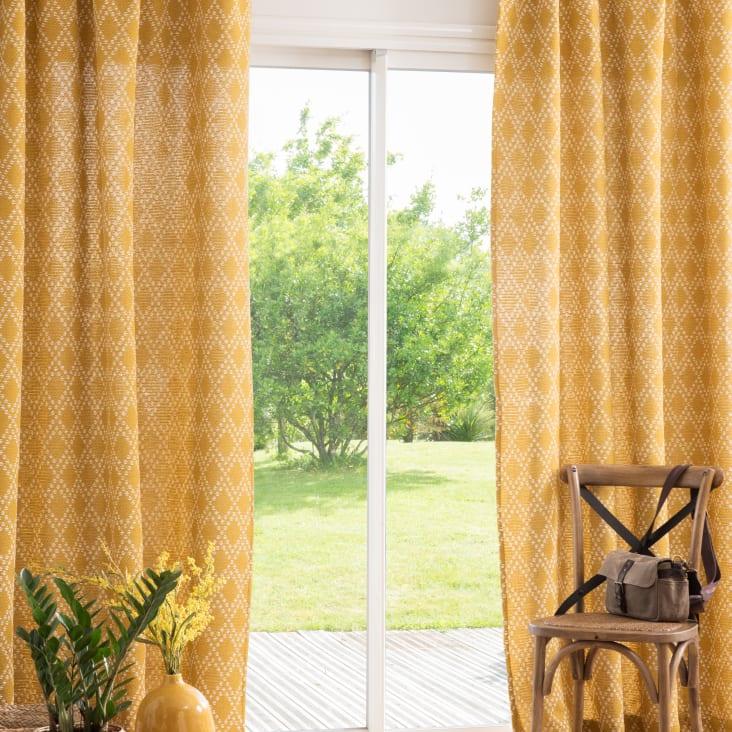 Maisons Du Monde Macetero De Fibra Vegetal Con Base De Metal Negro Alt.30