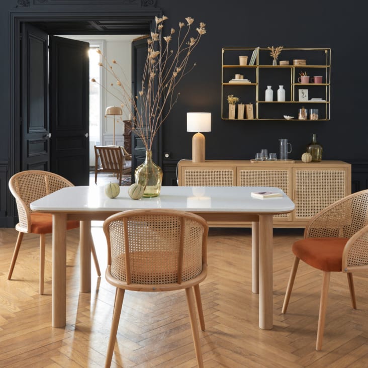 Maisons Du Monde Madeline - Estantería De Pared De Metal Dorado