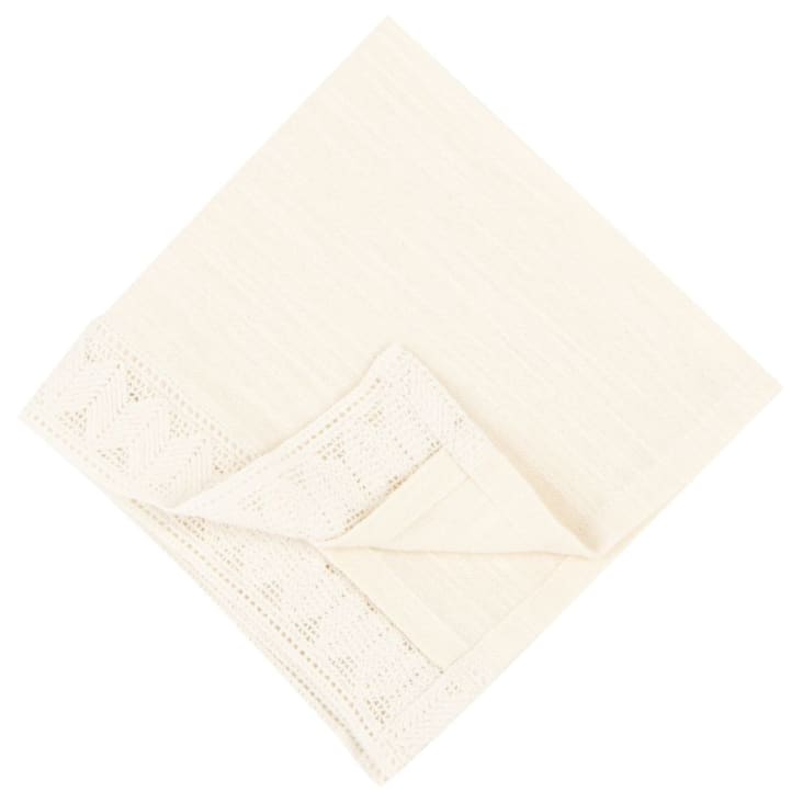 Maisons Du Monde MAGDI - Servilletas De Mesa De Algodón Crudo 42 X 42 (x2)