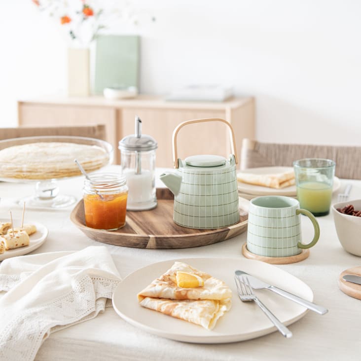 Maisons Du Monde MAGDI - Servilletas De Mesa De Algodón Crudo 42 X 42 (x2)