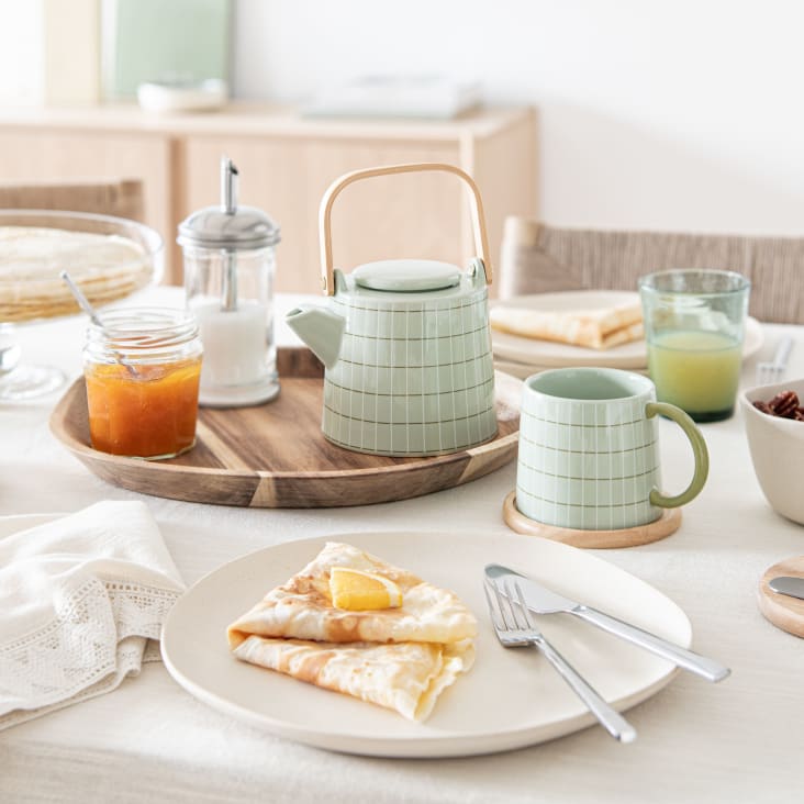 Maisons Du Monde MAGDI - Servilletas De Mesa De Algodón Crudo 42 X 42 (x2)