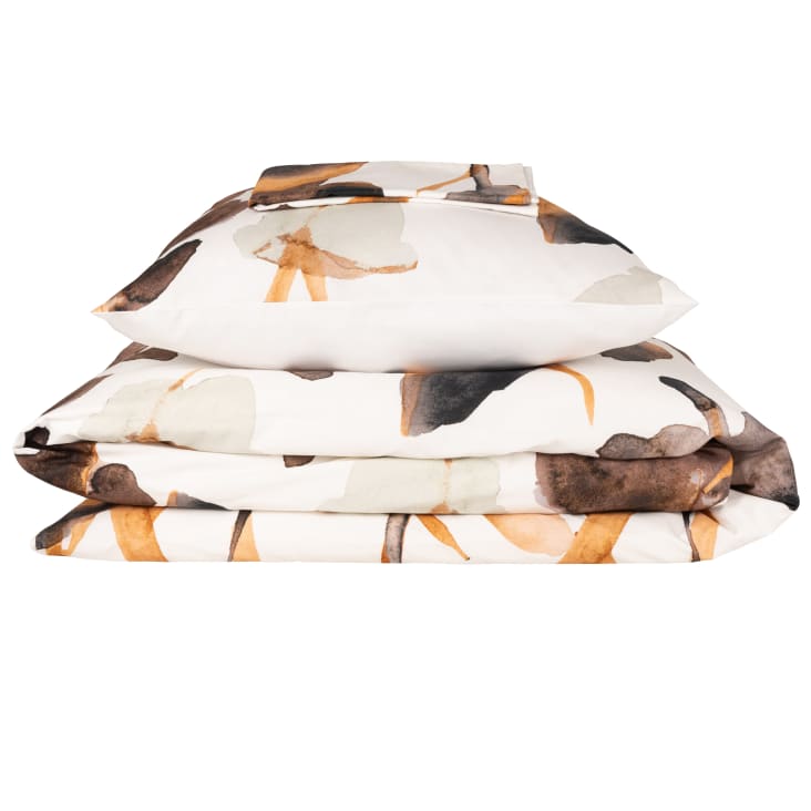 Maisons Du Monde Magnus - Juego De Cama De Algodón Orgánico Reversible Con Estampado De Flores 260x240