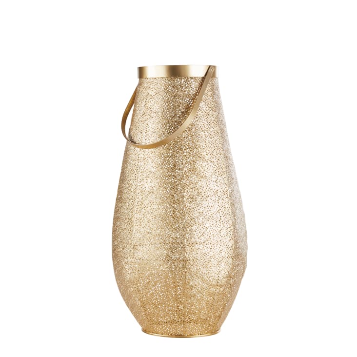Maisons du Monde Abha - Farol de metal dorado 32x60