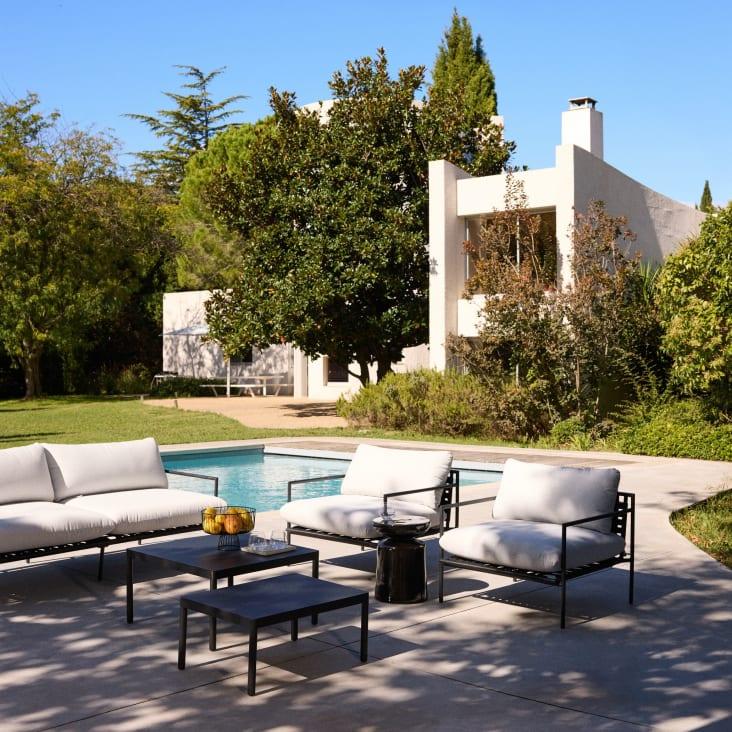 Maisons Du Monde Addison - Bandeja De Gres Blanco