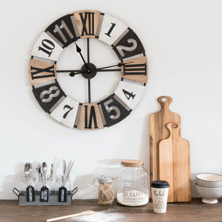 Maisons Du Monde ALBAN - Reloj Tricolor D.60