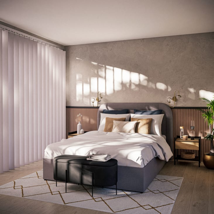 Maisons Du Monde ALLISTER - Banco Baúl Negro