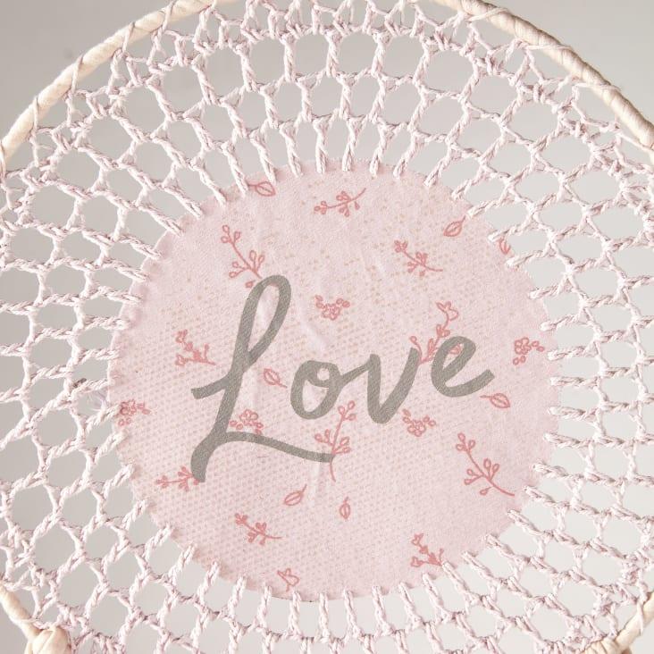 Maisons Du Monde Atrapasueños Rosa 25x32