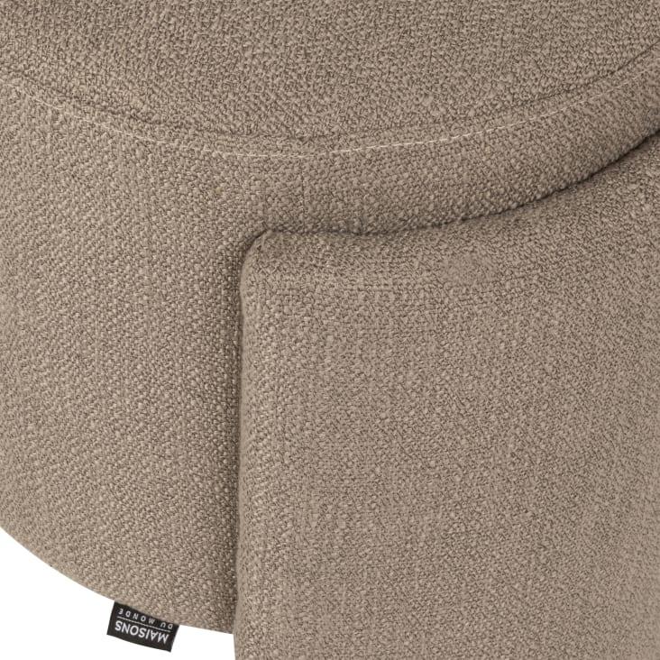 Maisons Du Monde Azir - Puf Redondo De Tela Gris