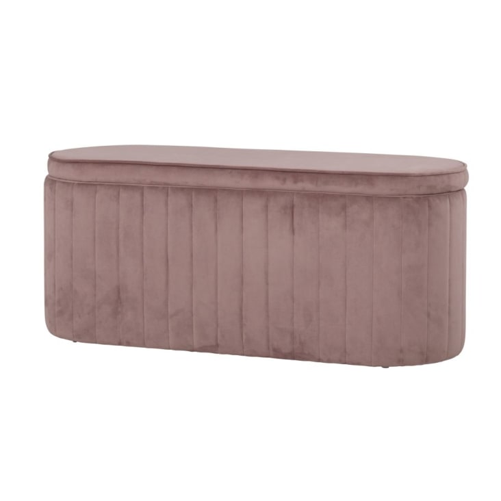 Maisons Du Monde Banqueta Baúl Rosa
