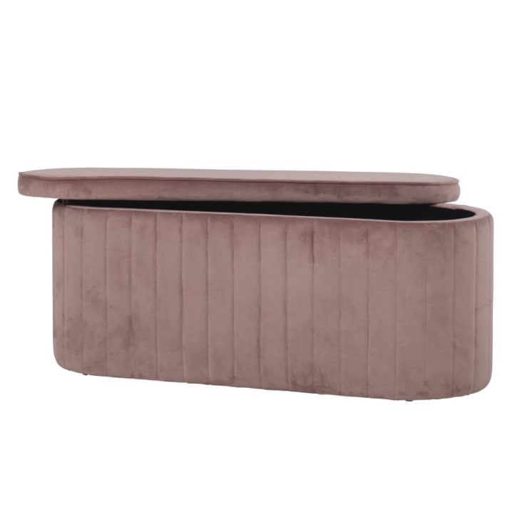 Maisons Du Monde Banqueta Baúl Rosa