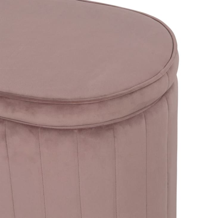 Maisons Du Monde Banqueta Baúl Rosa