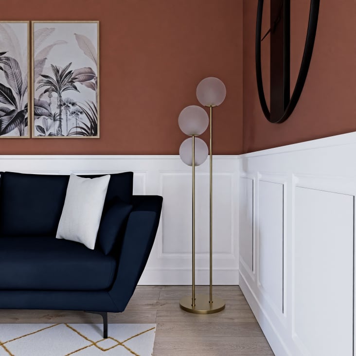 Maisons Du Monde BRAD - Reloj De Metal Negro D. 100