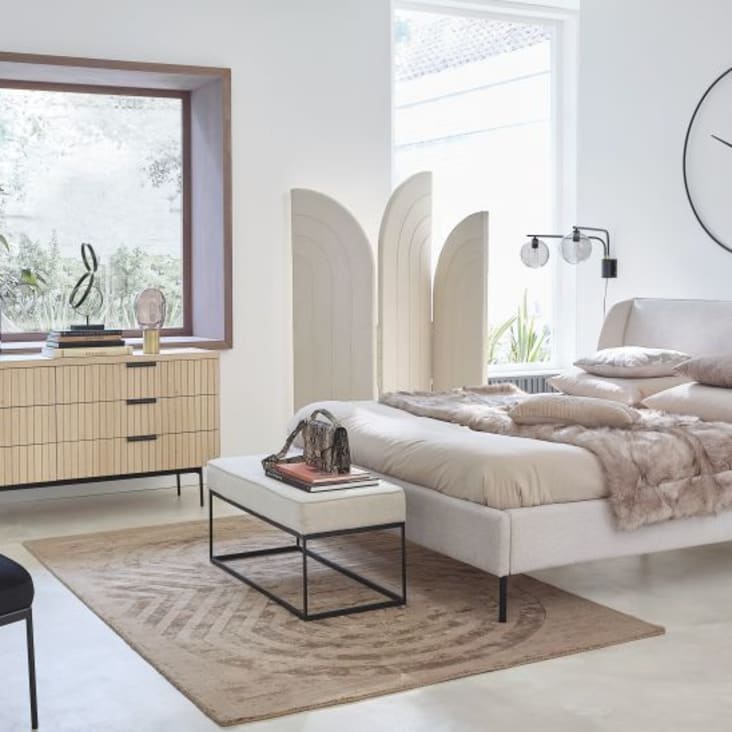 Maisons Du Monde BRAD - Reloj De Metal Negro D. 100