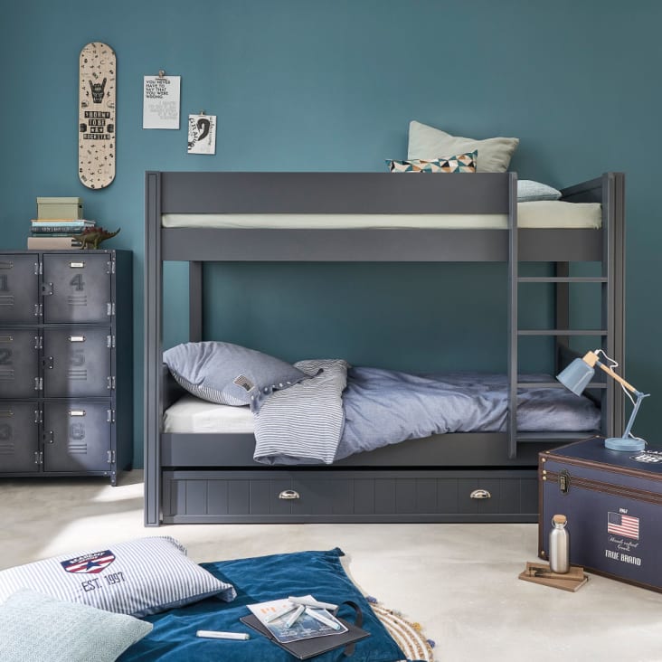 Maisons Du Monde Cajón Para Cama 90x180 Gris