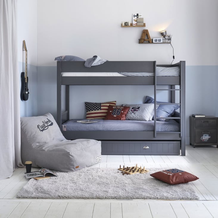 Maisons Du Monde Cajón Para Cama 90x180 Gris