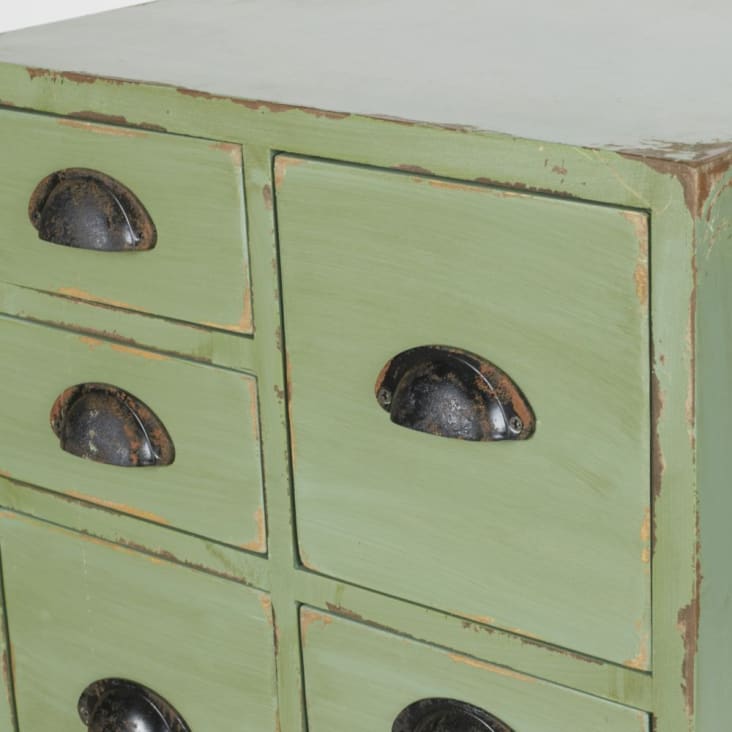 Maisons Du Monde Cajonera Pequeña Verde Abeto