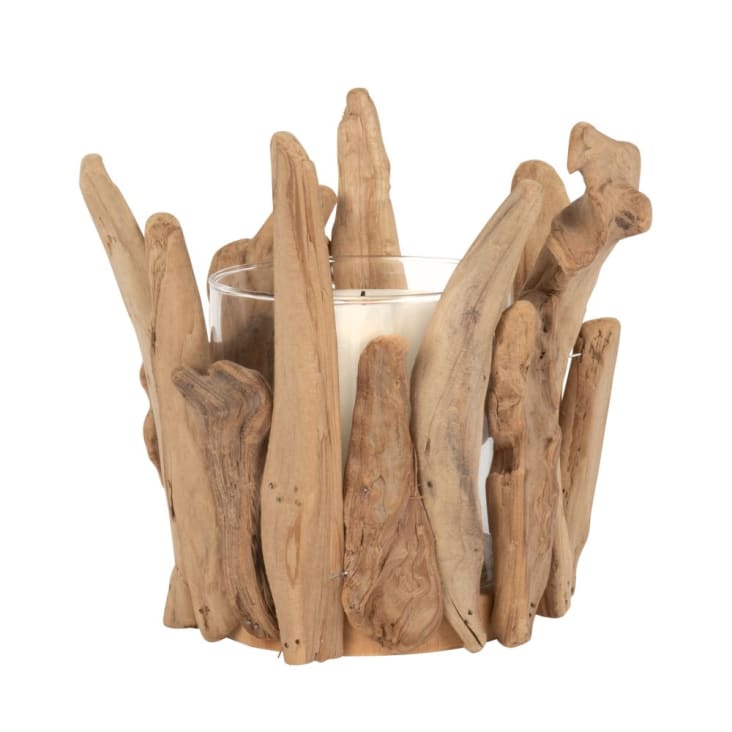 Maisons Du Monde Candelabro De Roble Y Vidrio