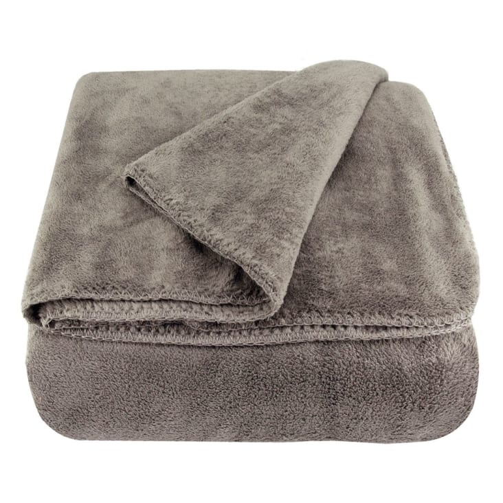 Maisons du Monde Chaleur - Manta gris topo 150x230