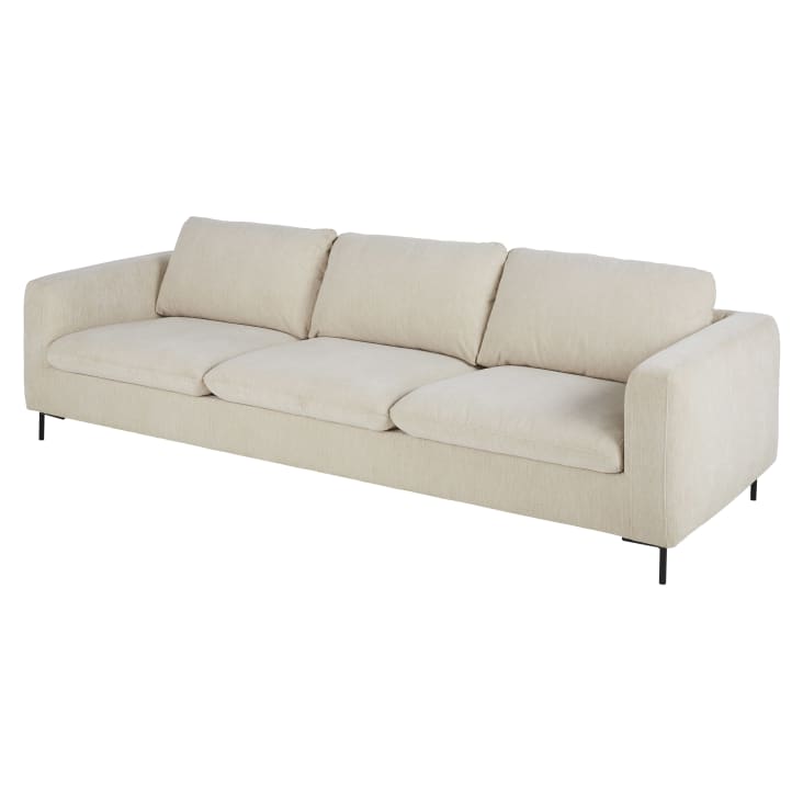 Maisons Du Monde City - Sofá De 3 Plazas Beige