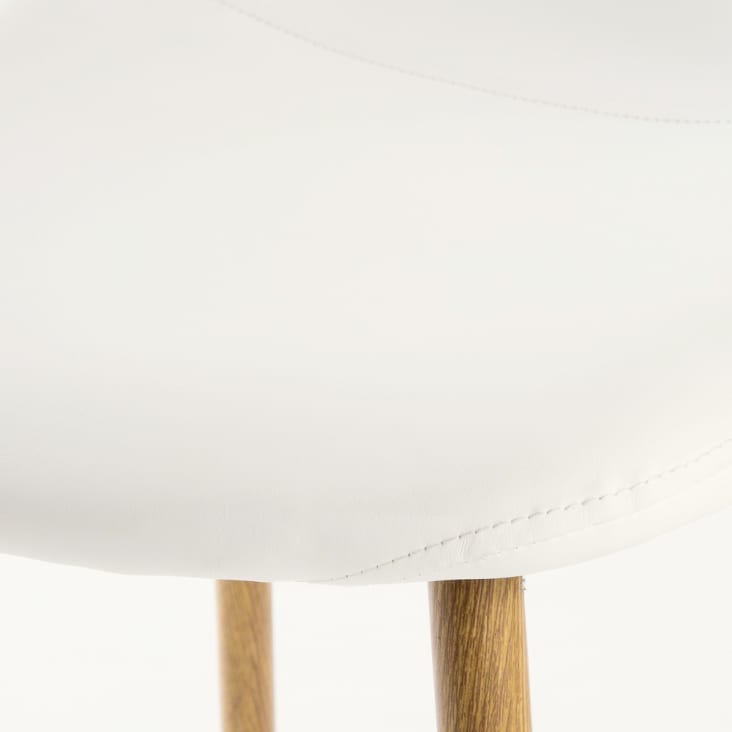 Maisons Du Monde Clyde - Silla Escandinava Blanca