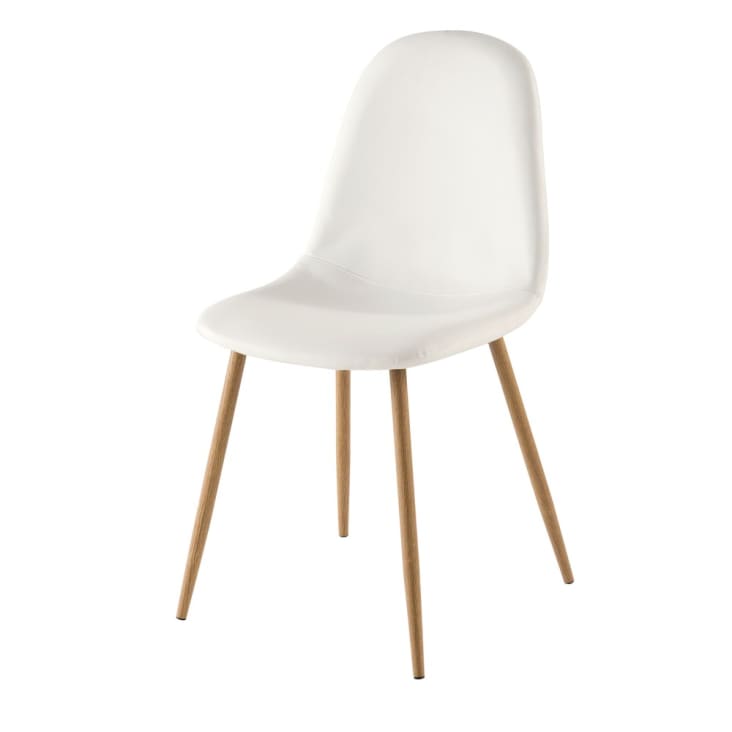 Maisons du Monde Clyde - Silla escandinava blanca