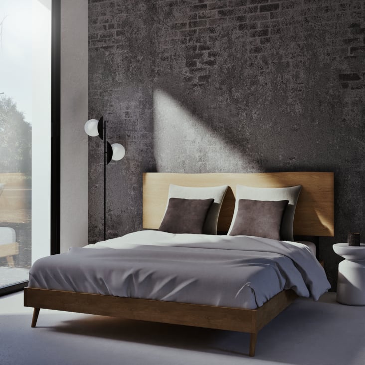 Maisons Du Monde Cojín De Terciopelo Negro 45x45