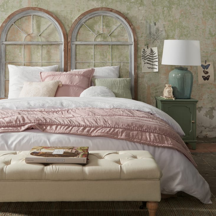 Maisons Du Monde COLETTE - Banco Baúl Con Ruedas