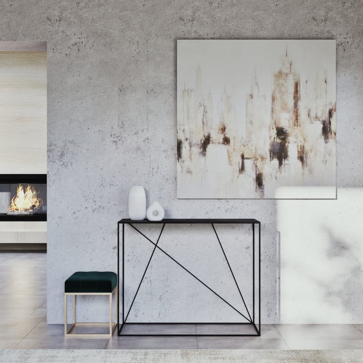 Maisons Du Monde Edwin - Consola De Metal Negro