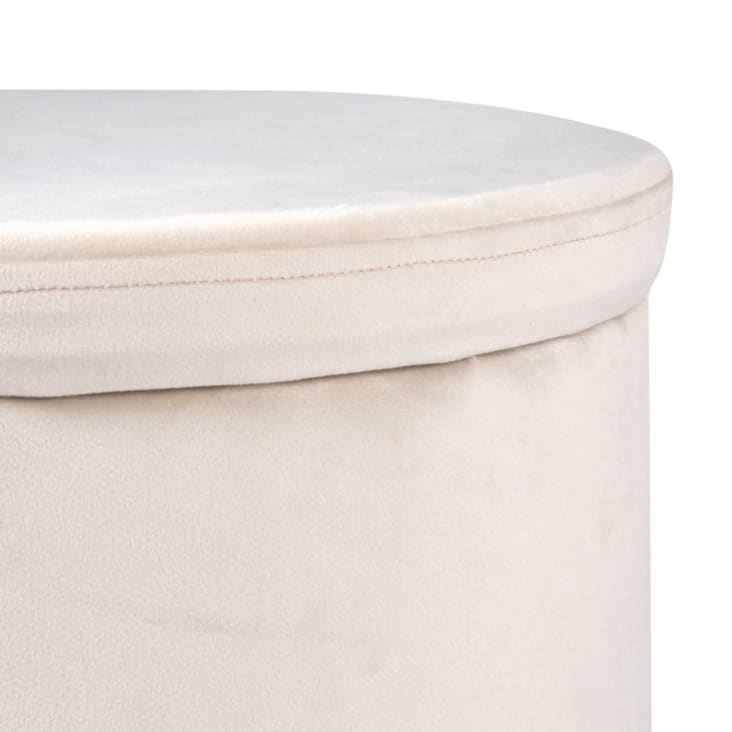 Maisons Du Monde ELINA - Taburete Tipo Baúl Gris