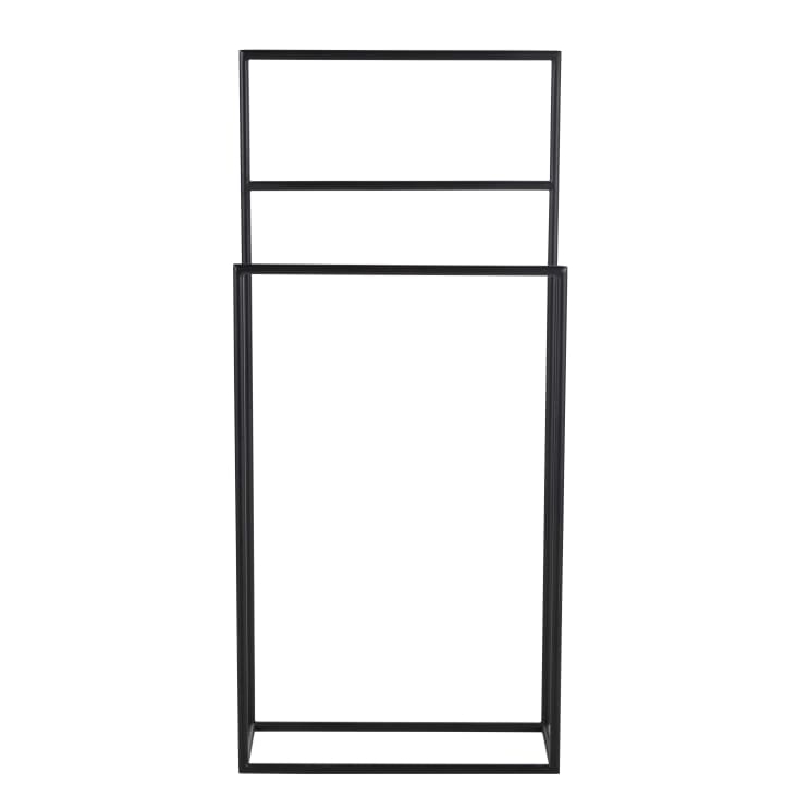 Maisons du Monde Elliot - Galán de metal negro