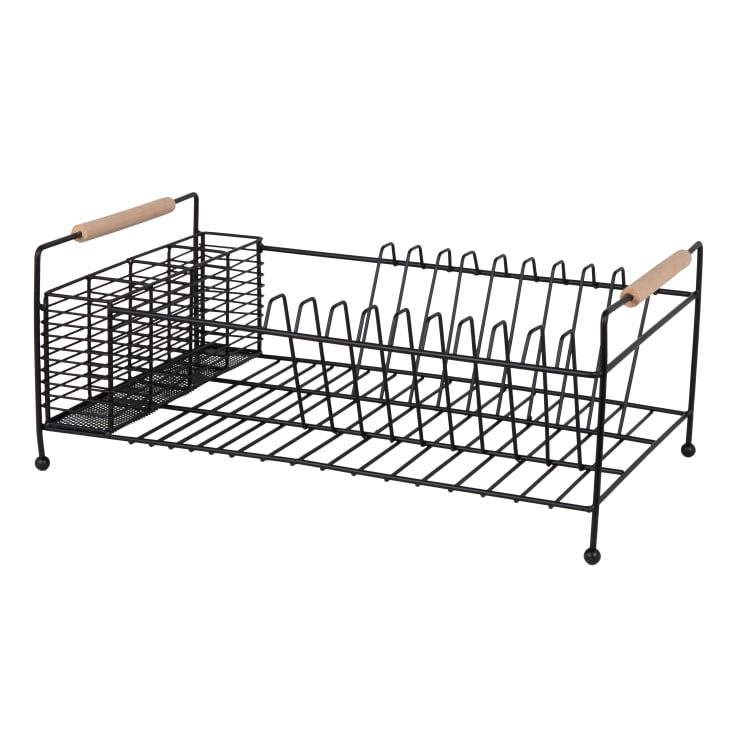 Maisons Du Monde Escurridor De Metal Negro