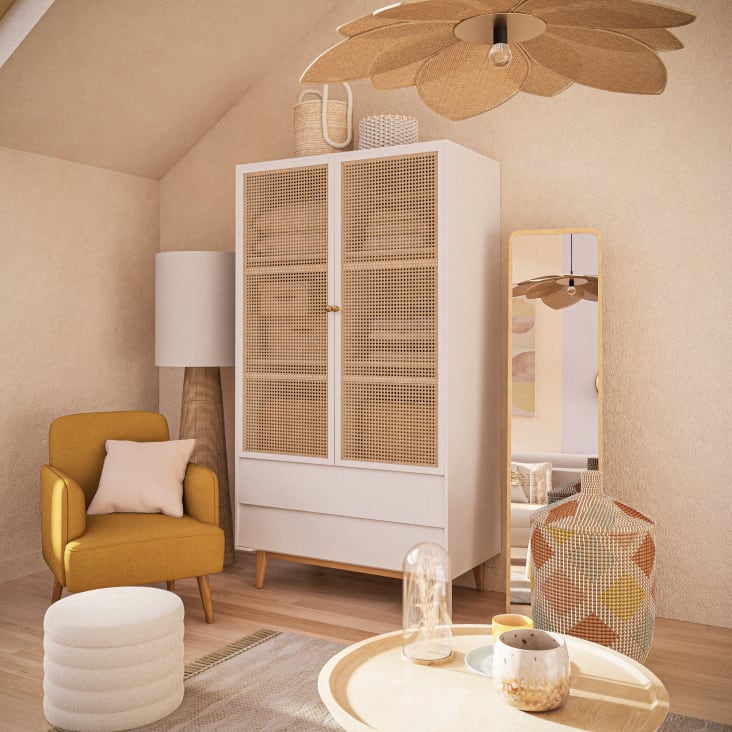 Maisons Du Monde Espejo De Pie De Paulonia 41x160