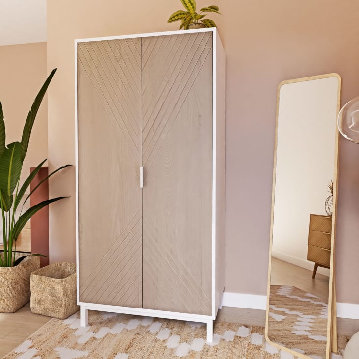 Maisons Du Monde Espejo De Pie De Paulonia 41x160