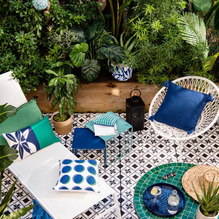 Maisons Du Monde Hawai - Tumbona De Aluminio Blanca