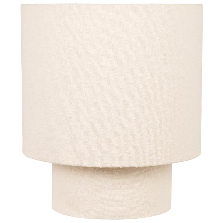 Maisons du Monde Hazel - Lámpara de algodón beige