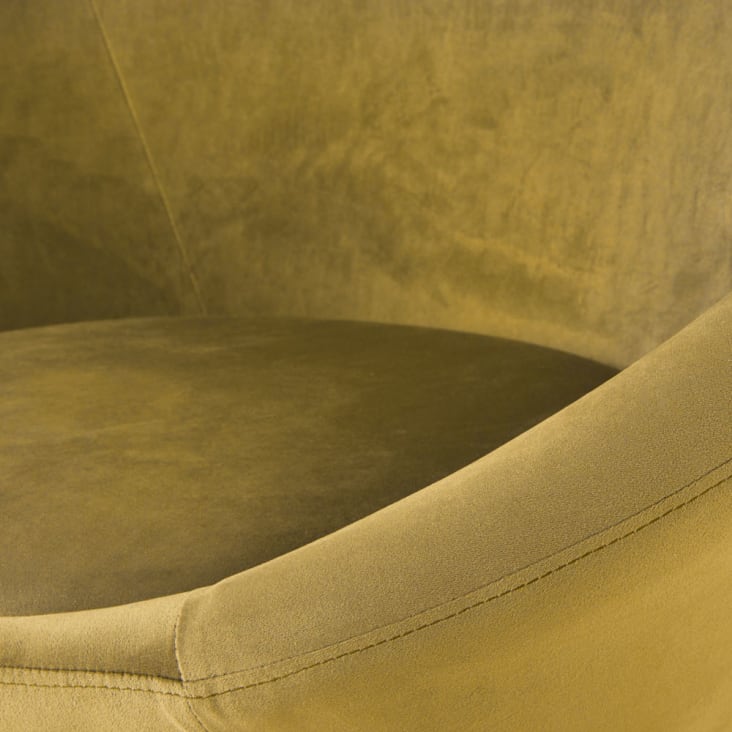 Maisons Du Monde Hipop - Sillón De Terciopelo Ocre