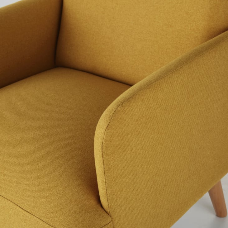 Maisons Du Monde Honey - Sillón Amarillo De Haya