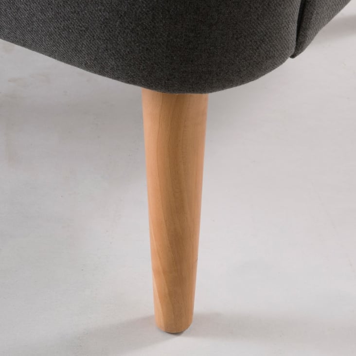 Maisons Du Monde Honey - Sillón Gris Antracita