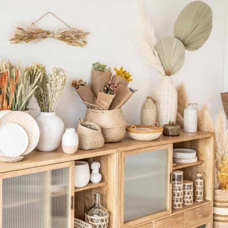 Maisons Du Monde INES - Escalera Decorativa De Roble