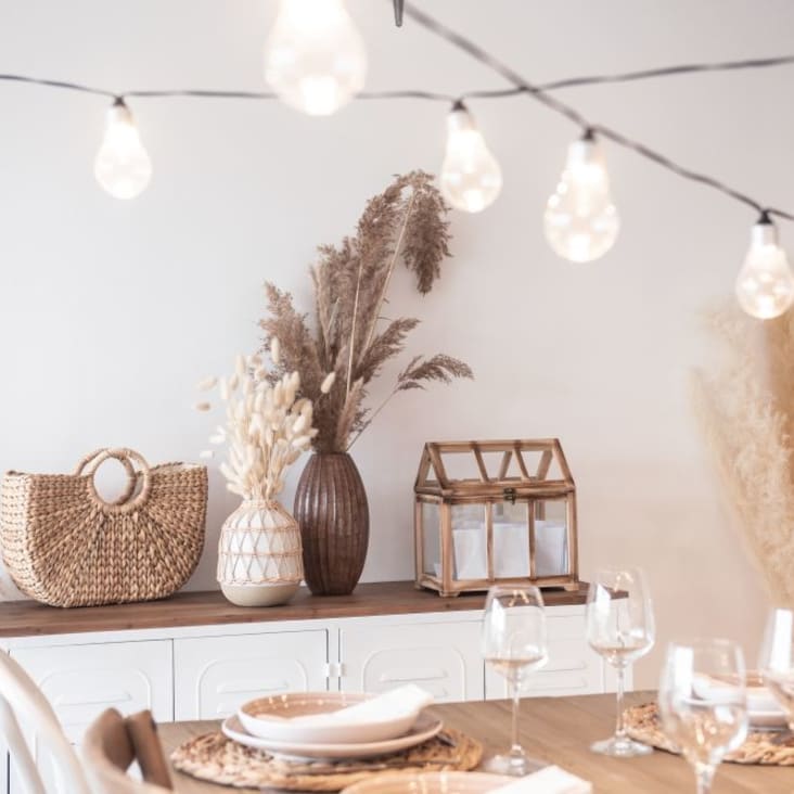 Maisons Du Monde INES - Escalera Decorativa De Roble