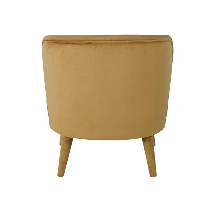 Maisons Du Monde Kate - Sillón De Terciopelo Ocre