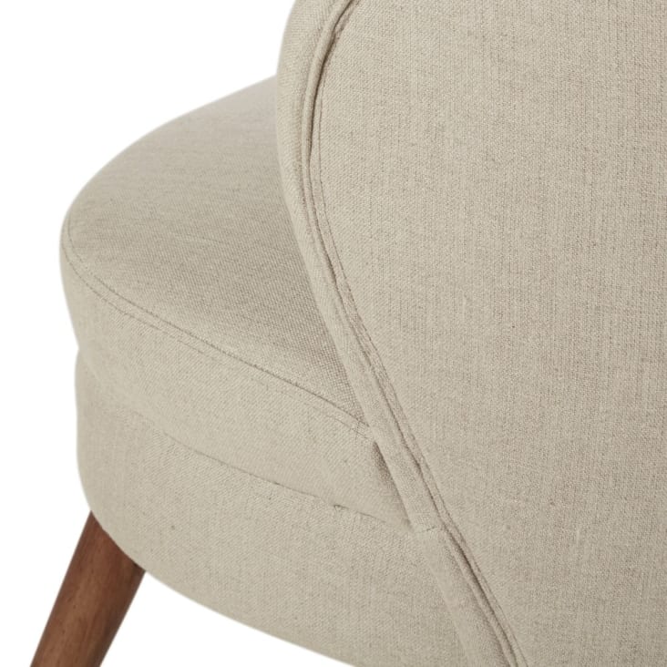 Maisons Du Monde Katie - Sillón De Lino Beige