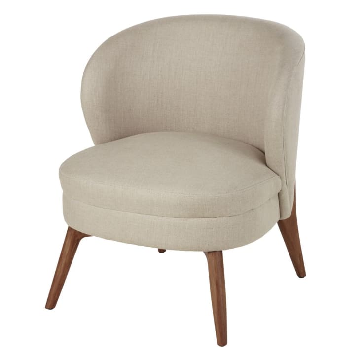 Maisons du Monde Katie - Sillón de lino beige