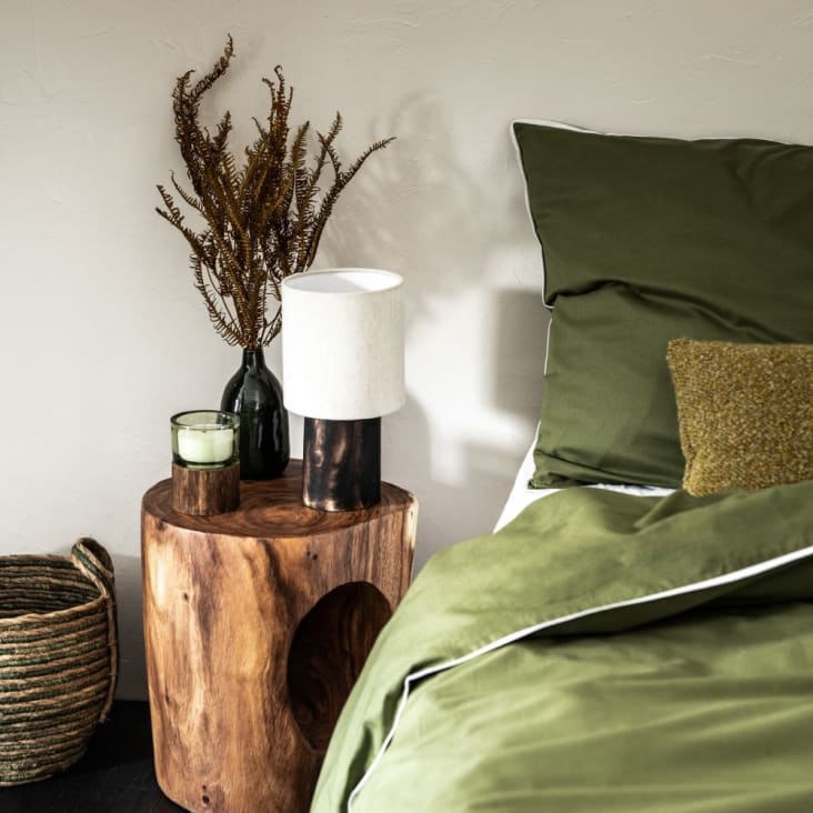 Maisons Du Monde KI - Jarrón De Gres Verde Alt. 18
